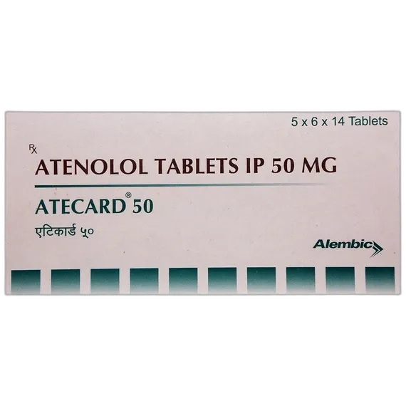 atecard 50mg tablet 14's